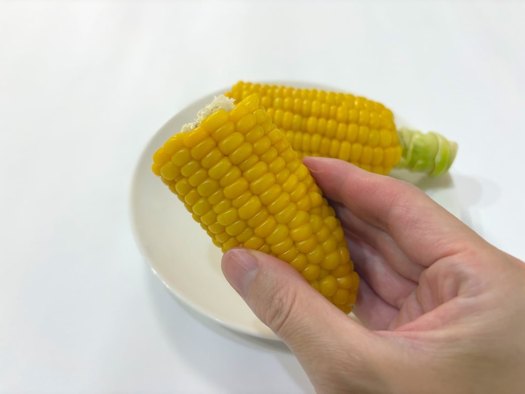 ゆでるよりもラクに加熱できる