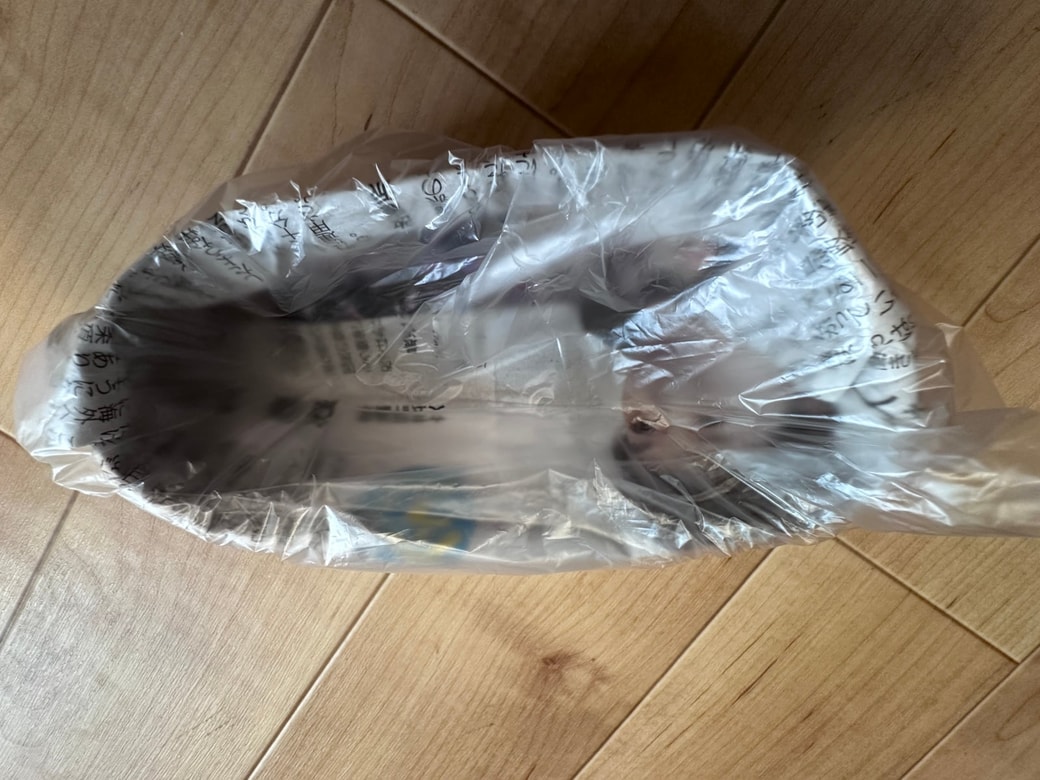 ビニールを被せたら完成