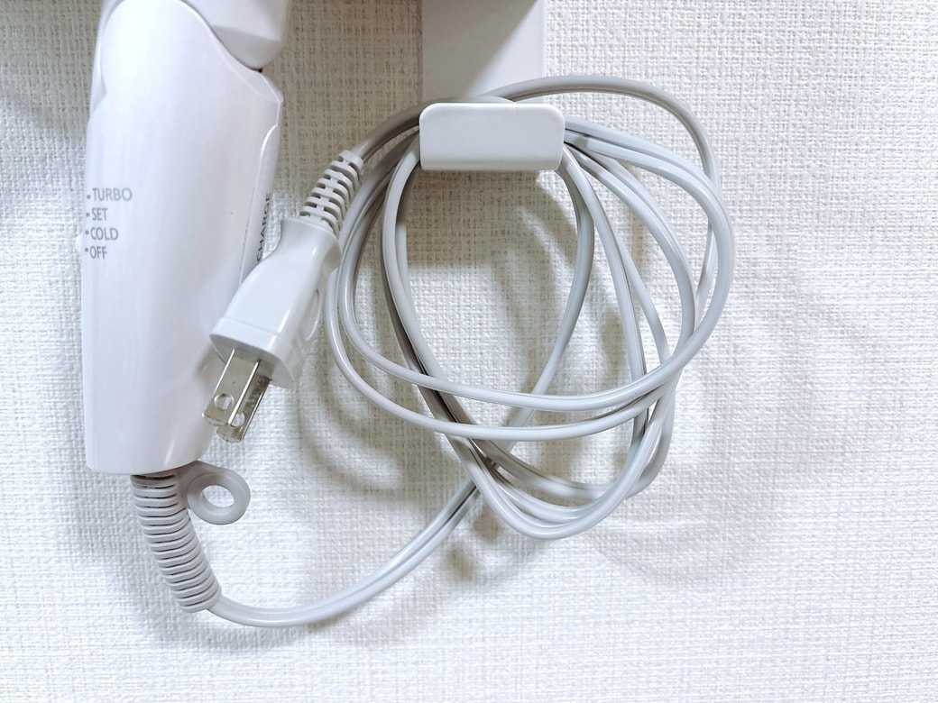 コードは巻いてまとめておける
