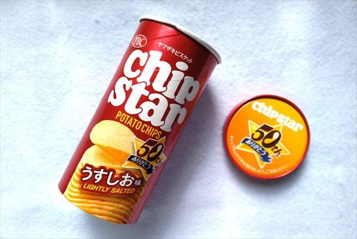 チップスターの空き容器