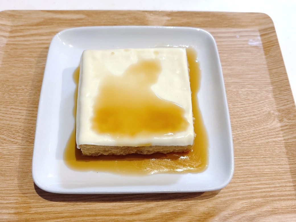できあがった「厚揚げチーズ」