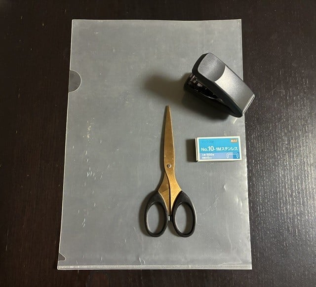 クリアファイル活用術材料