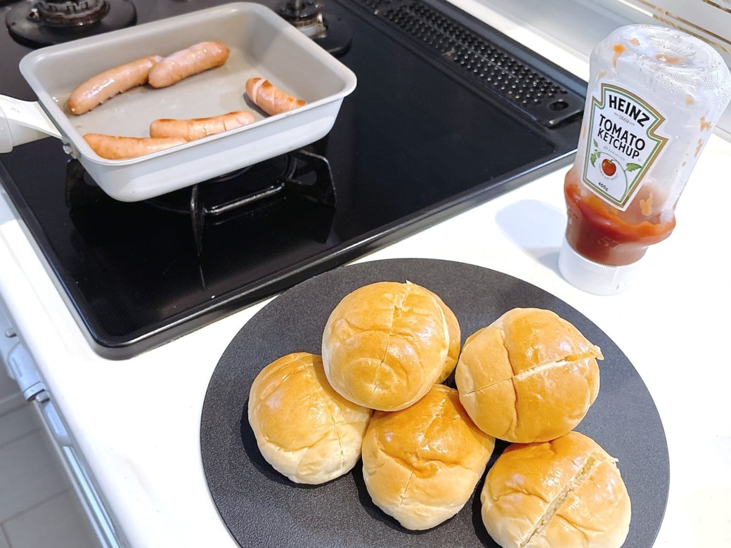 ホットドッグにアレンジしても