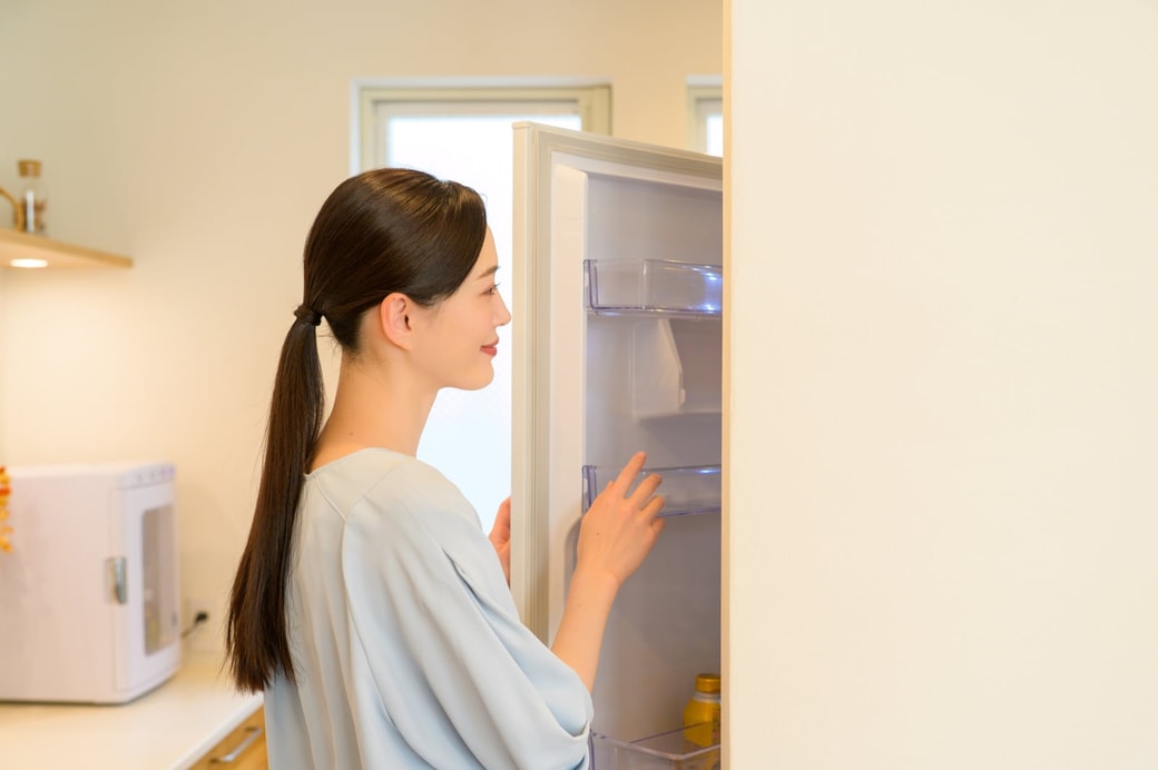 冷蔵庫を確認する