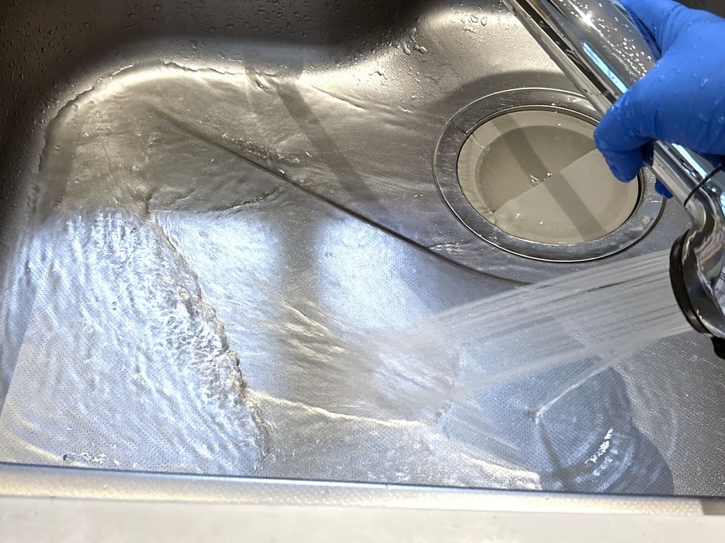 水洗いする