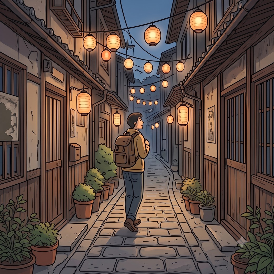 地図に載っていない路地や隠れた場所