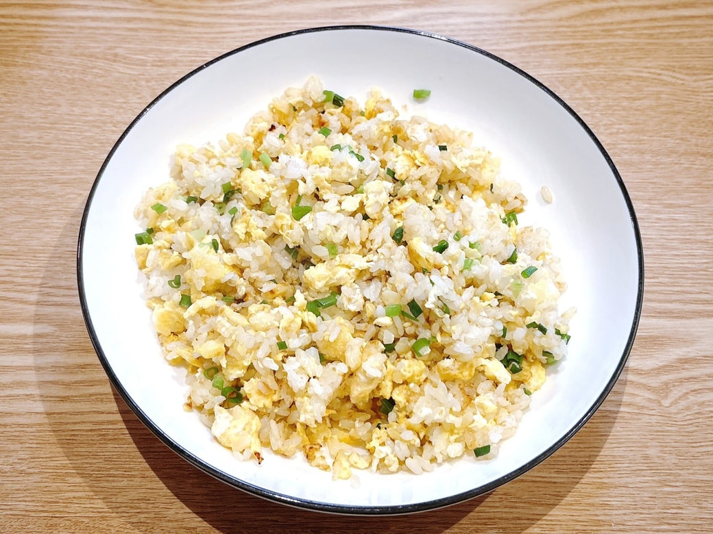 できあがった「ダシダチャーハン」