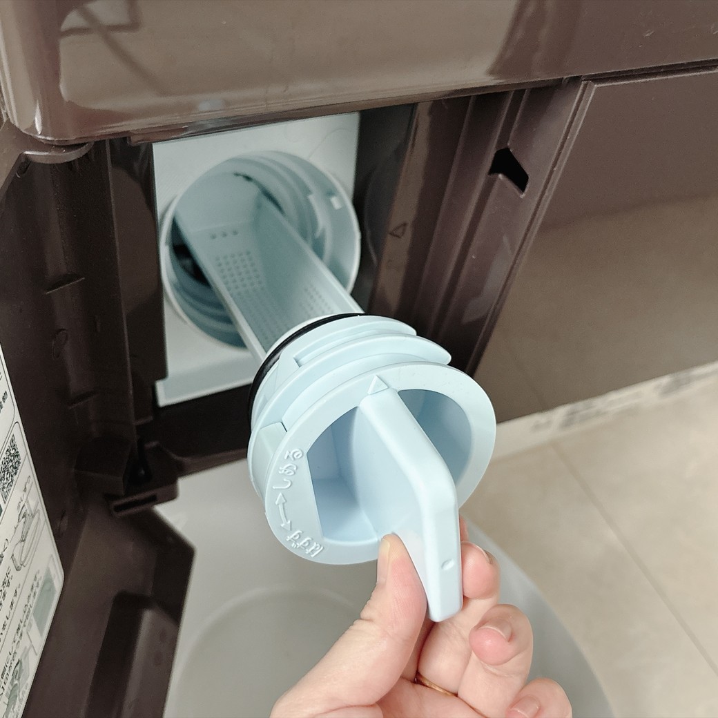 常識その1.排水フィルターのお手入れは「週1回」