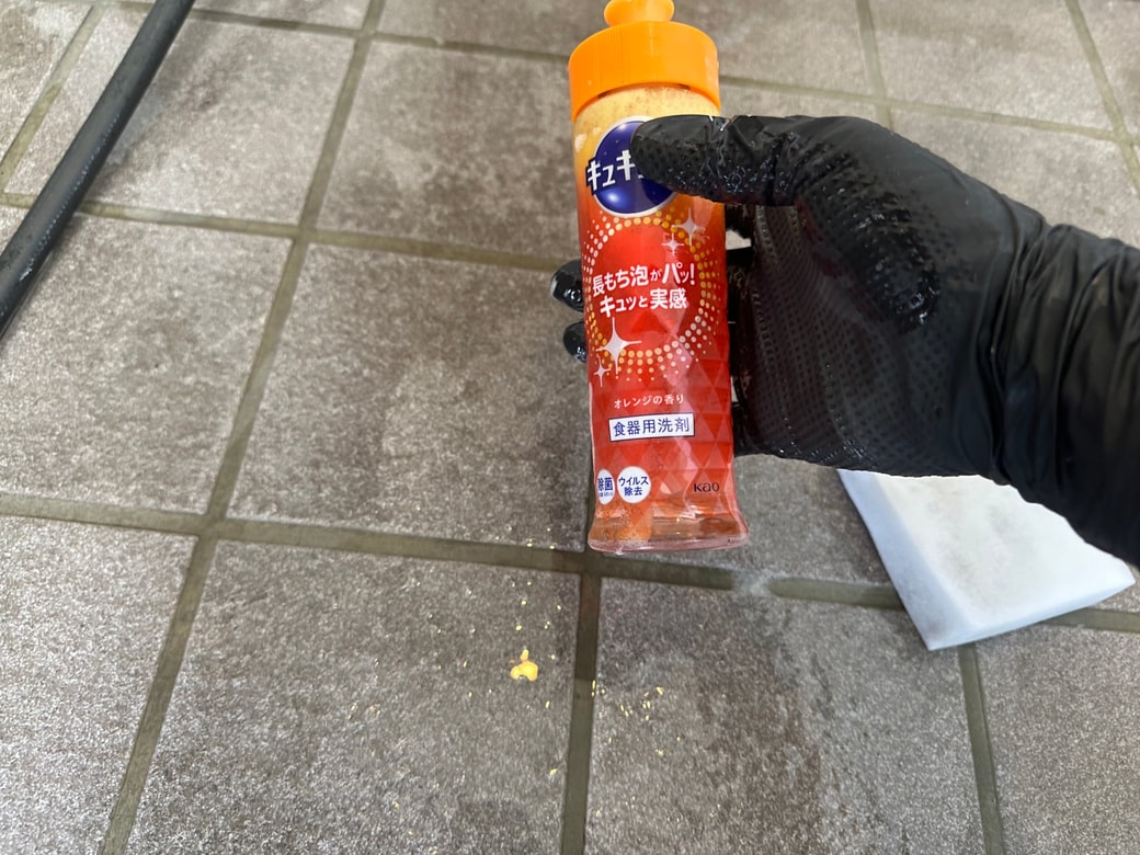 食器用洗剤を使用