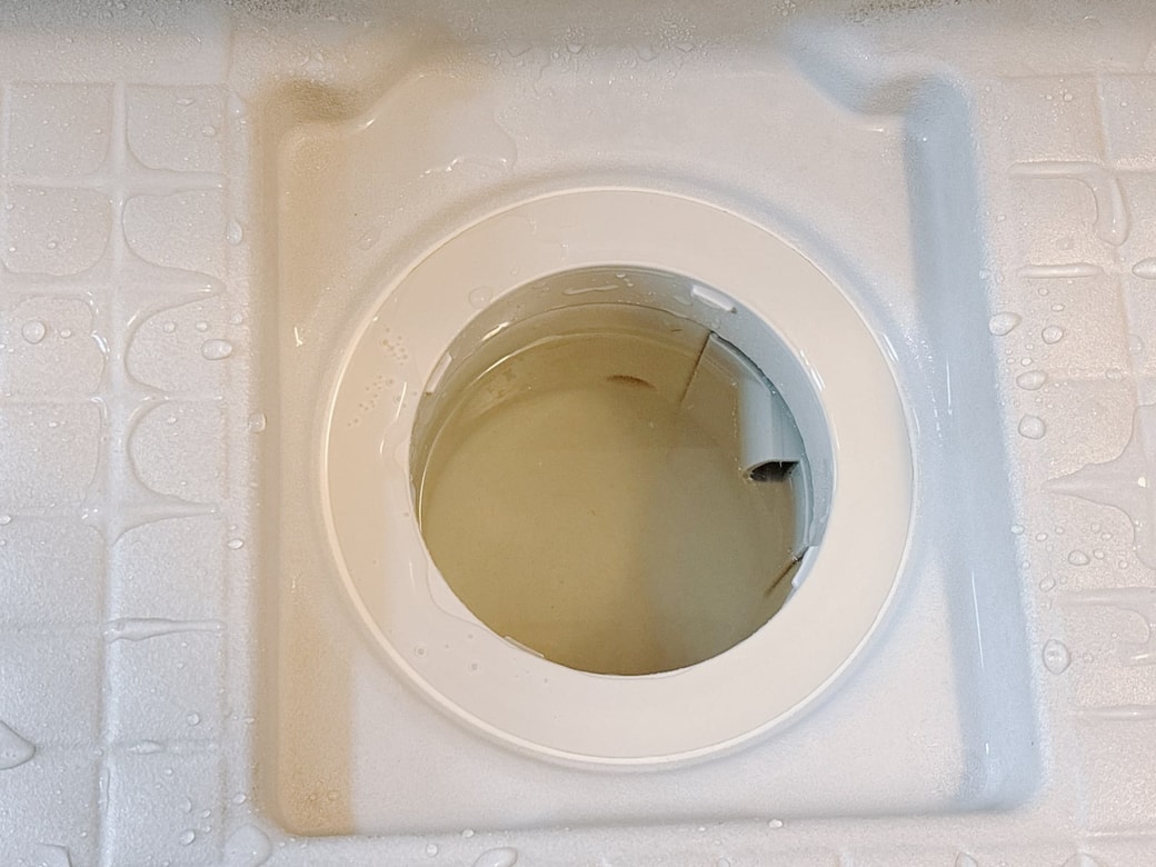お手入れ後の排水口