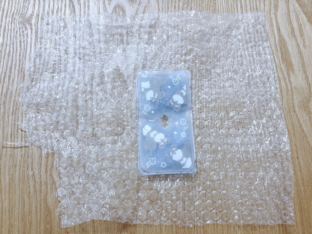 気泡緩衝材で包むと長持ちする