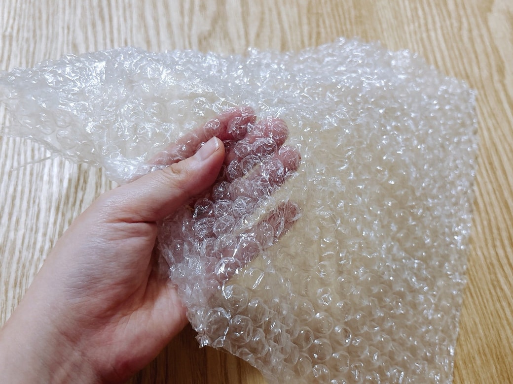 気泡緩衝材を使う
