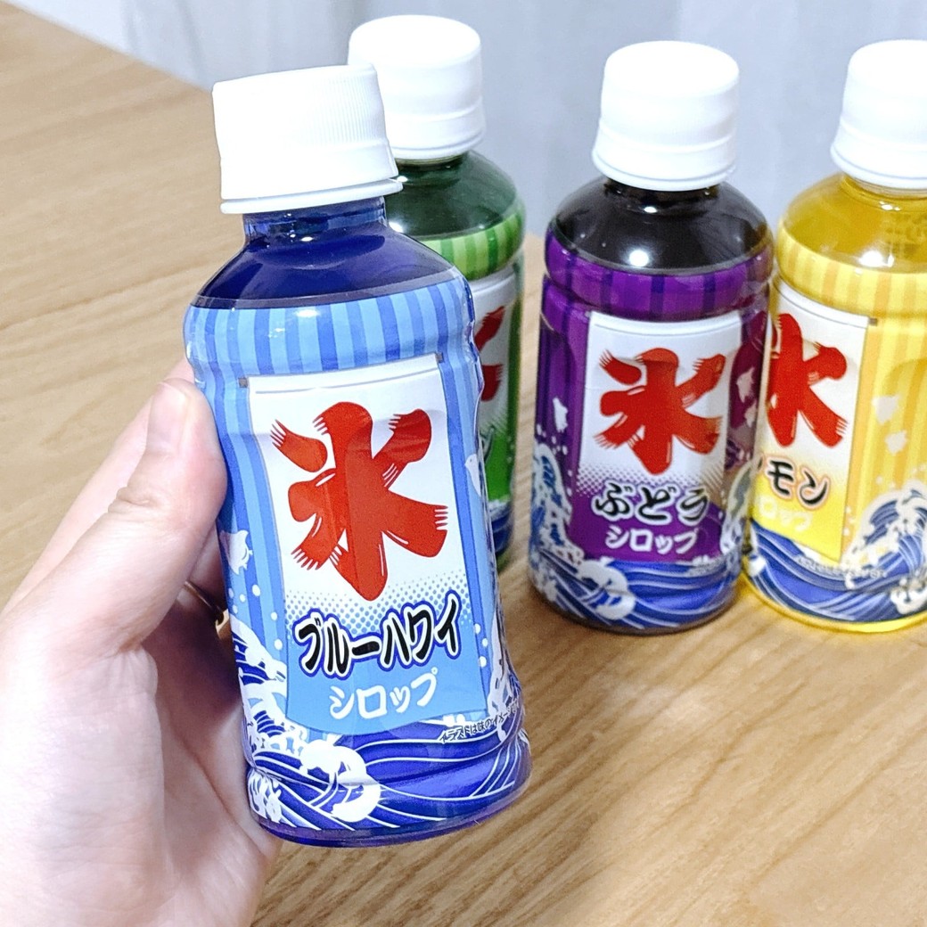 香料や着色料で味が表現されている