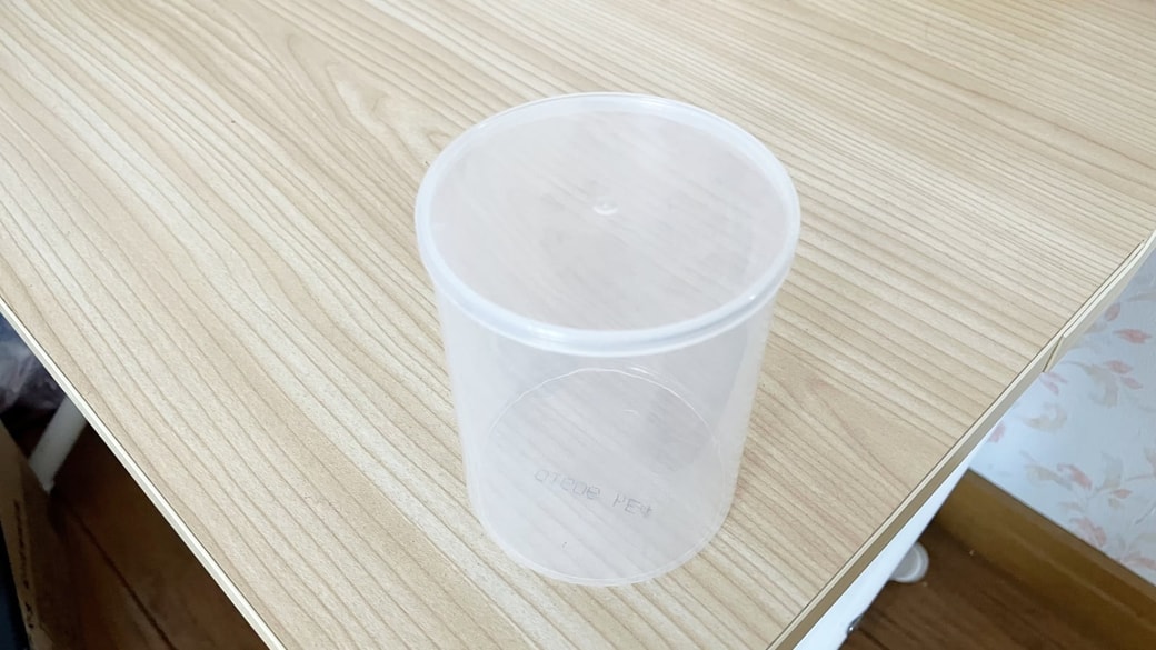 綿棒の空き容器