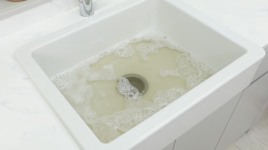汗汚れの汚水