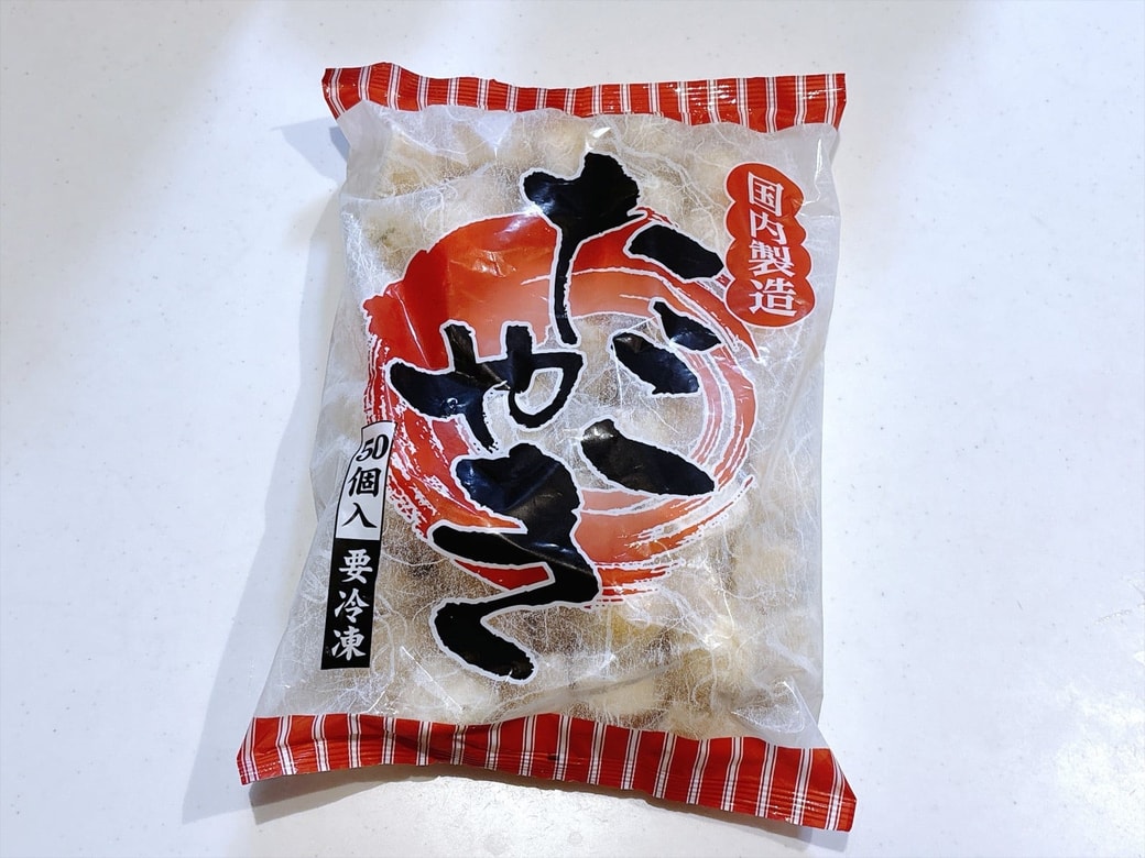 1．冷凍たこやき