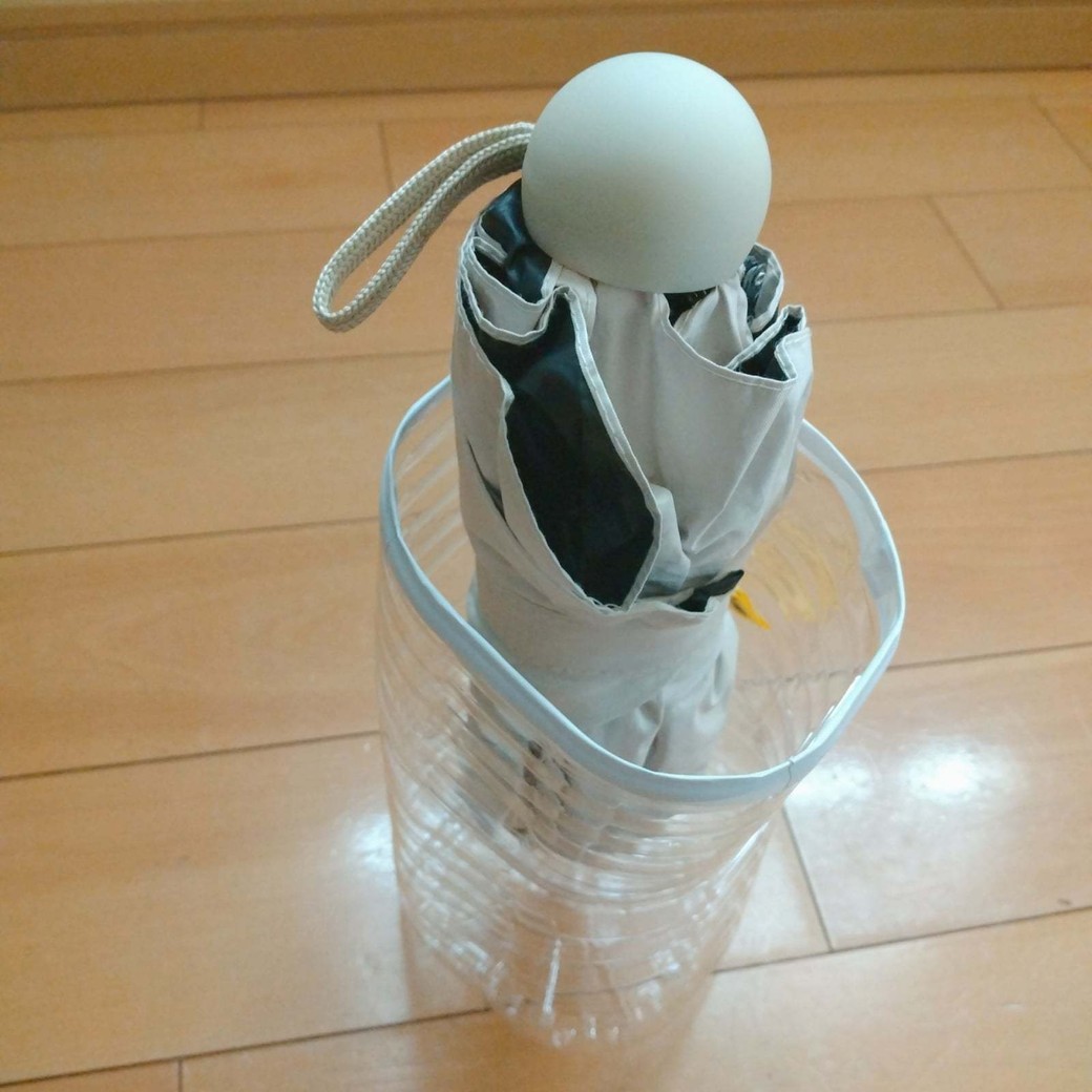 折りたたみ傘用の簡易ケースが完成!