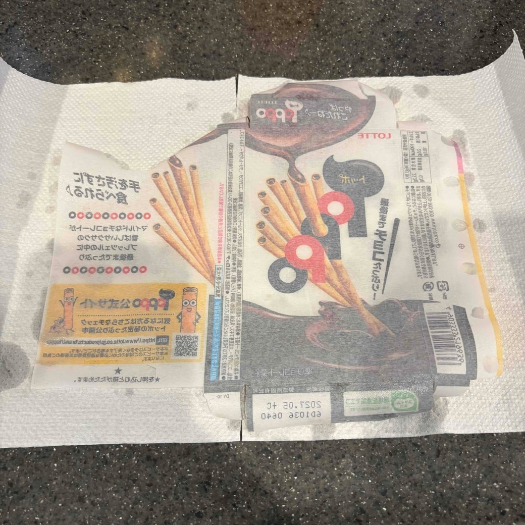 乾かしているようす