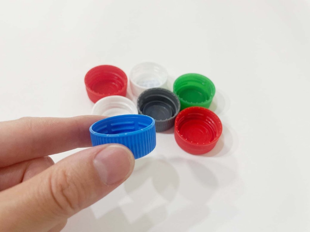 捨てたらもったいない「ペットボトルのキャップ」