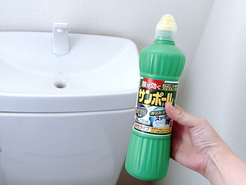 NGその3．タンク内の掃除に酸性・アルカリ性洗剤を使う