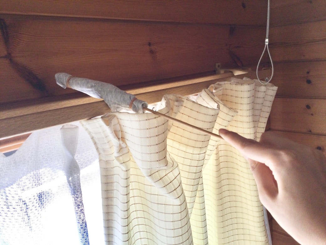 編み針で作ったお掃除棒