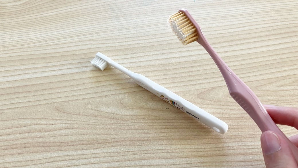 使い古しのハブラシ