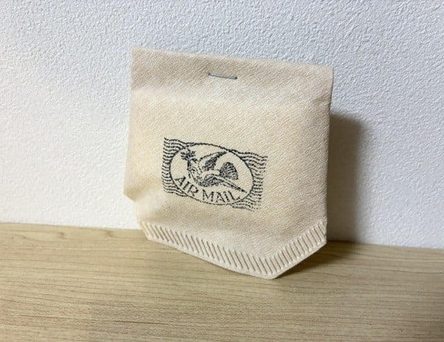 コーヒーフィルターでサシェ