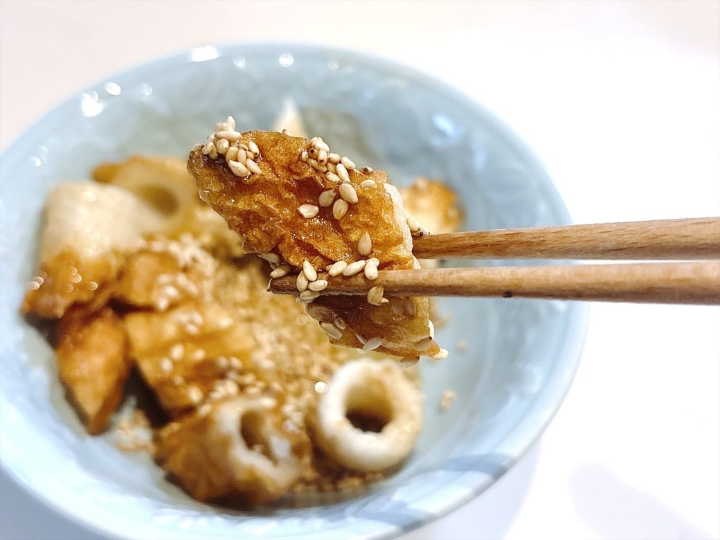 白ごまの風味がいいアクセントに