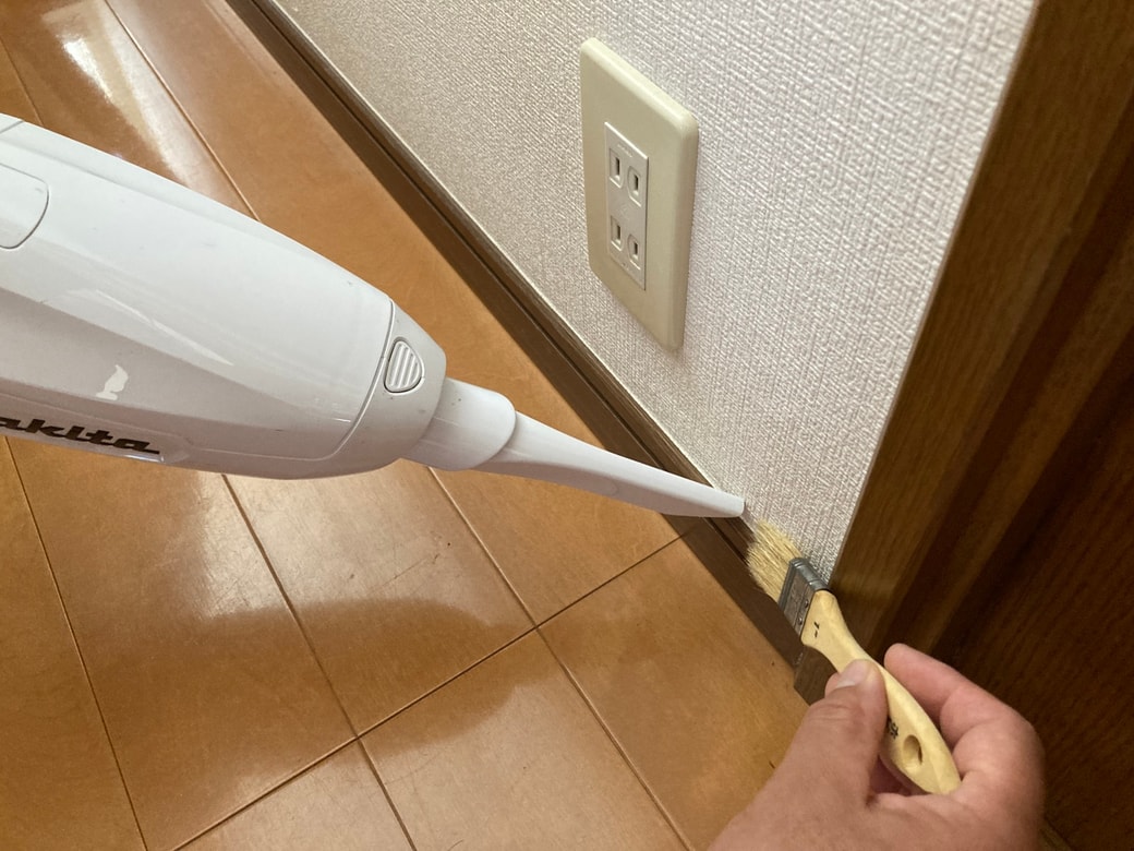 巾木の掃除:画像