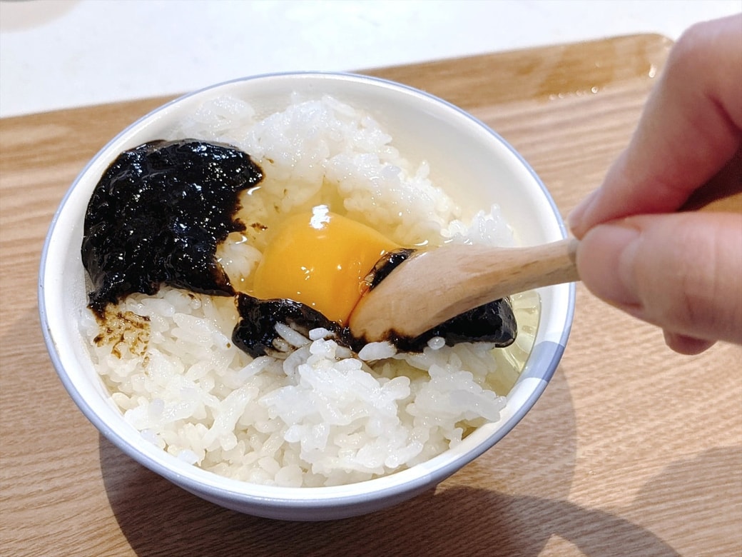 食べる前にしっかりと混ぜて