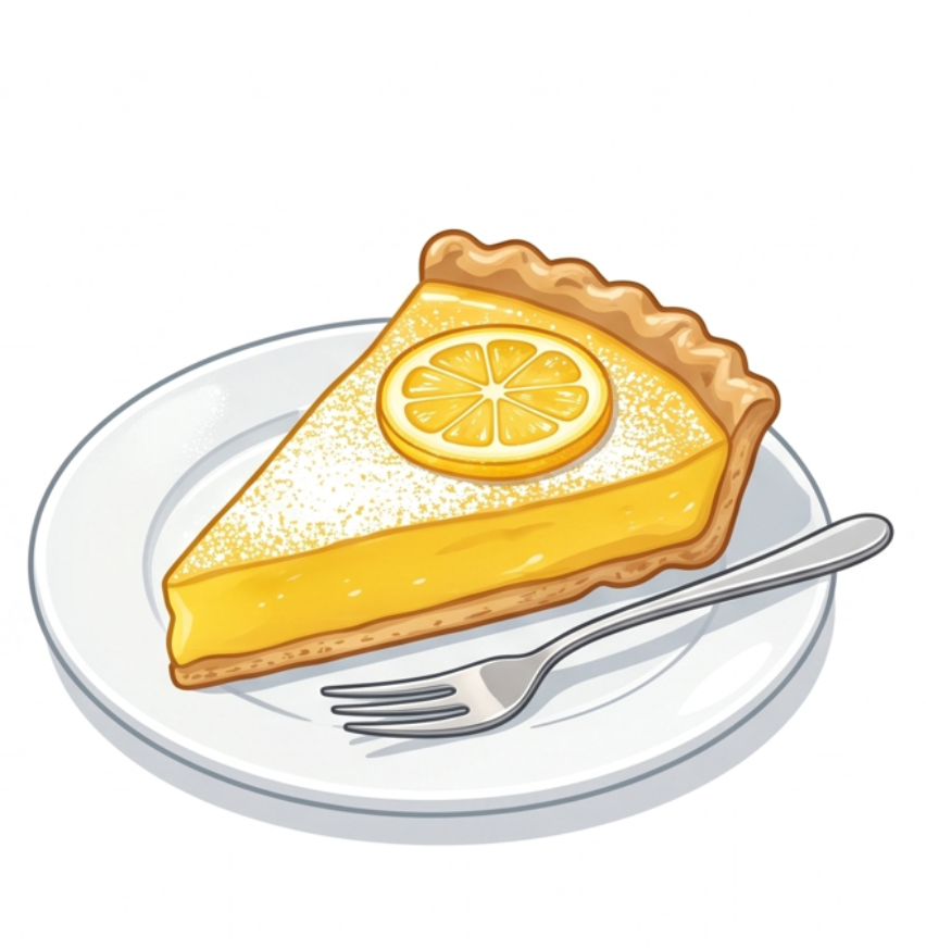 レモンのタルトやシトラス系のケーキ