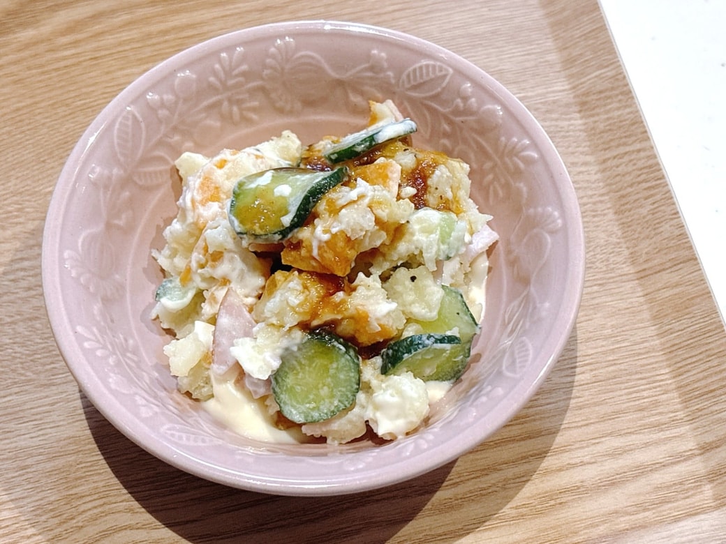 焼き肉のたれで味変したポテトサラダ