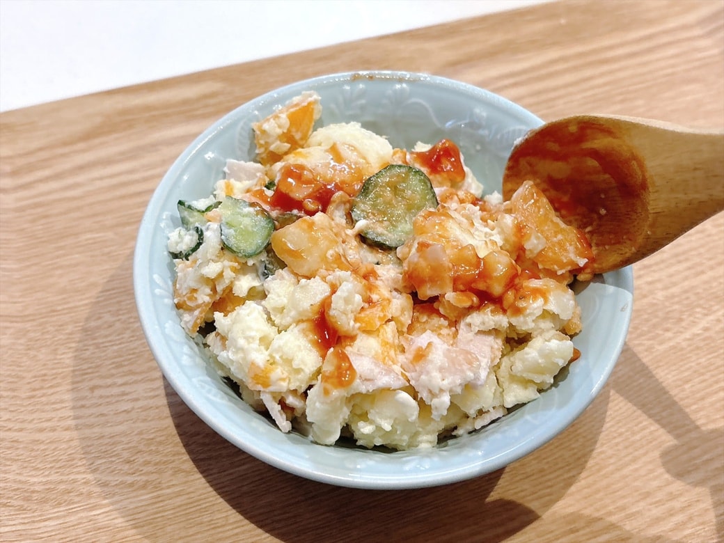 ムラなく混ぜてから食べましょう。