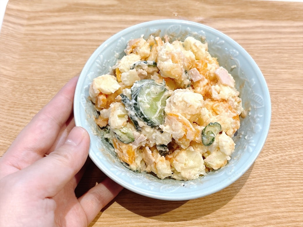 ケチャップの甘さが加わって食べやすい
