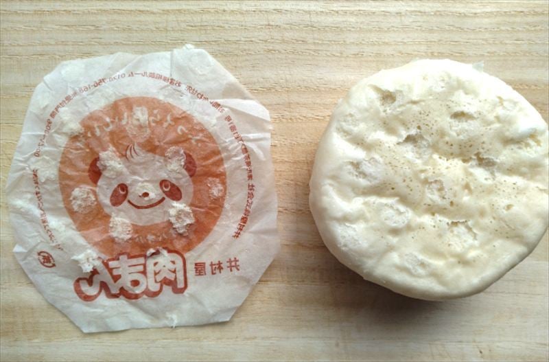 紙を剥がしたところ