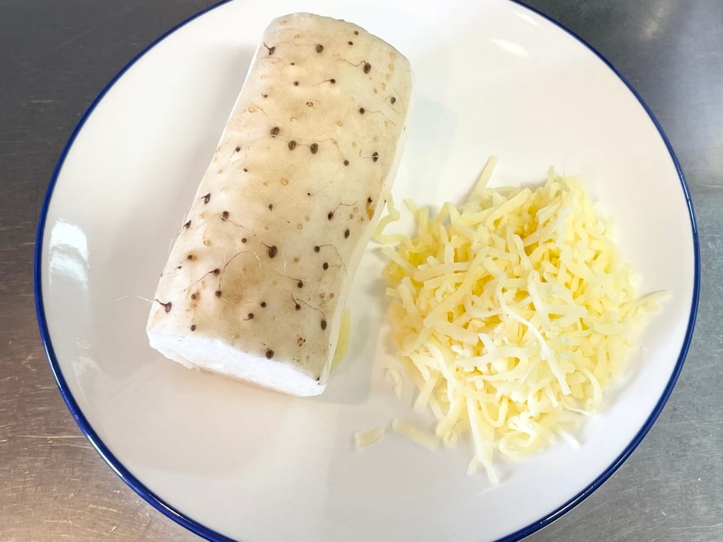 山芋とチーズのカリカリ焼き
