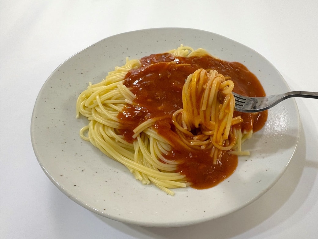普通にゆでたときと同じようにモチモチ仕上がった