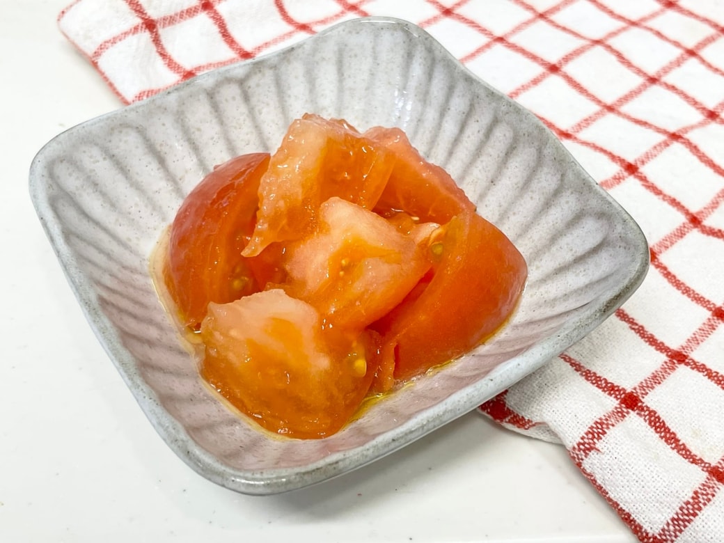 トマトの出汁マリネ