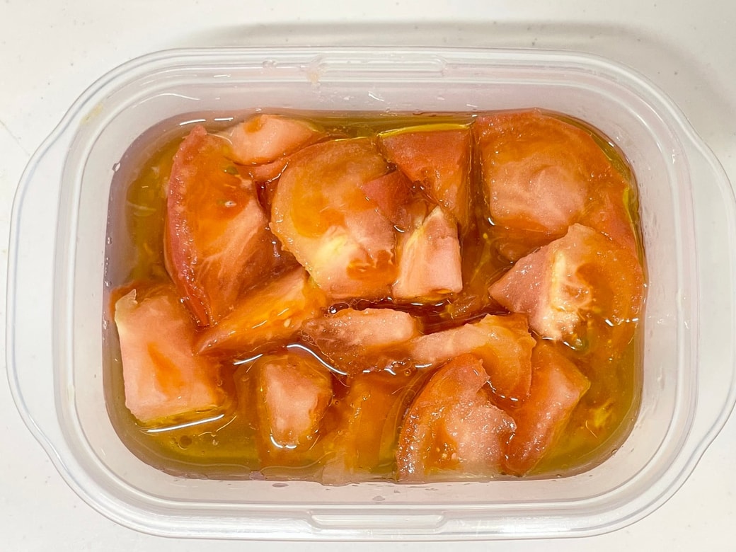 トマトの出汁マリネ