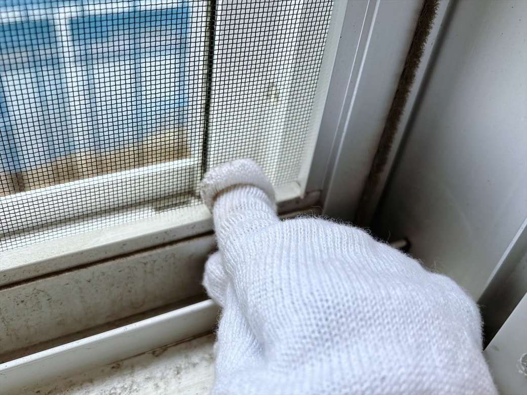 細かい部分もお手入れを