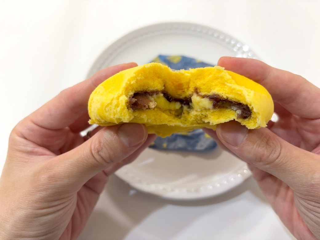 バター風味のあんことカスタードクリーム入り