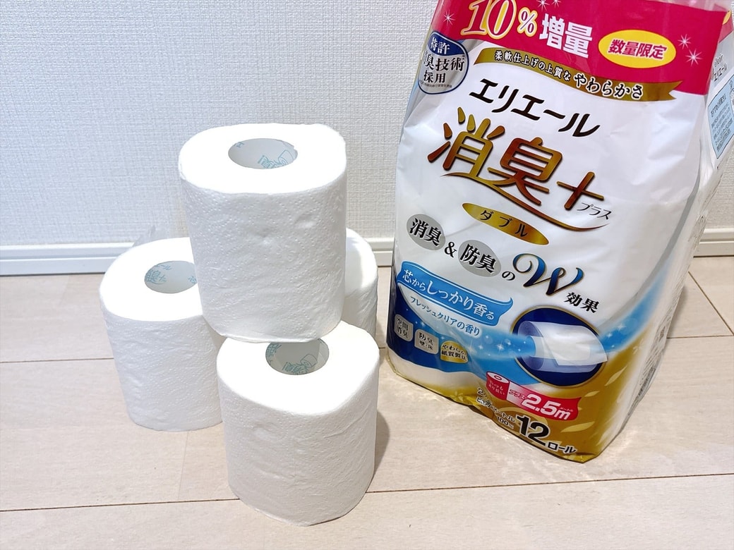 トイレットペーパーをすべてパッケージから出さないで