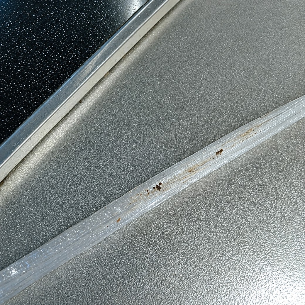 すき間掃除に使ったテープ