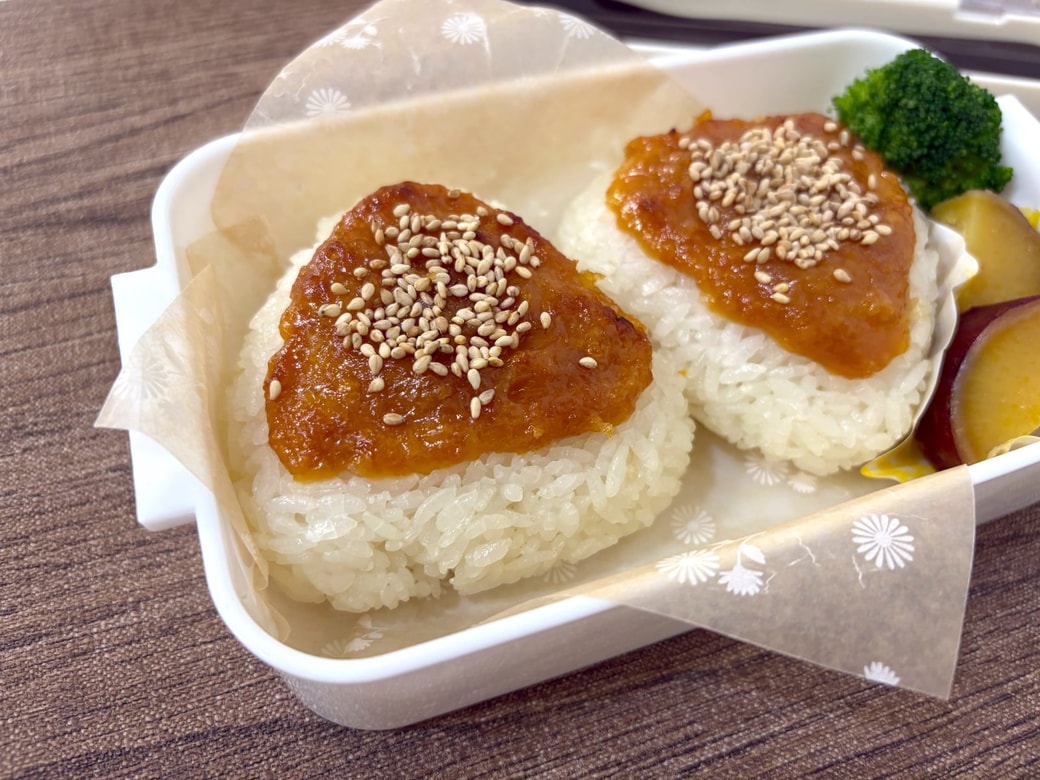味噌焼きおにぎりの完成