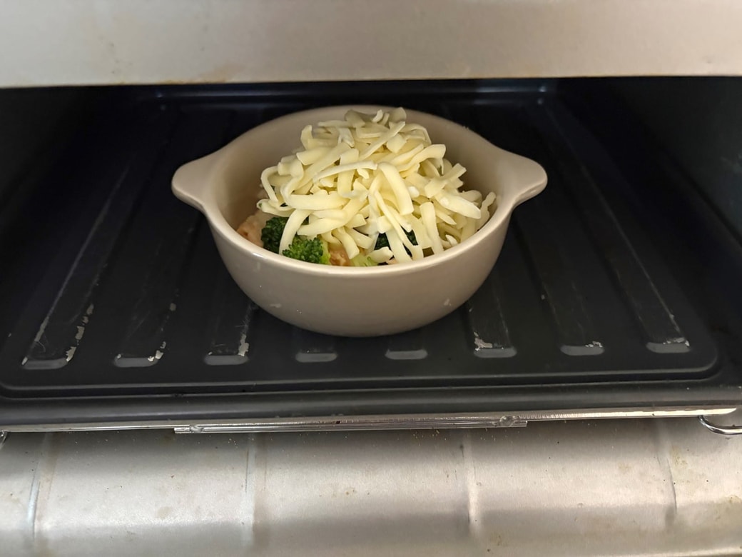 トースターで焼く
