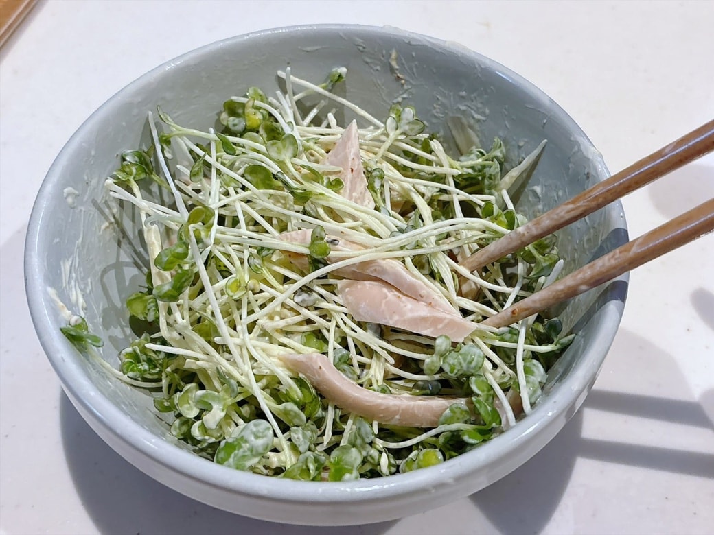 和えるだけなので簡単に作れる