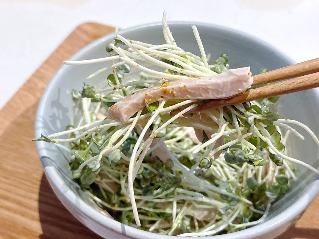 ピリ辛の七味マヨがおいしい