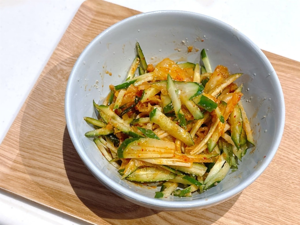 すりごまが入ることでぐっと和風な味わいに