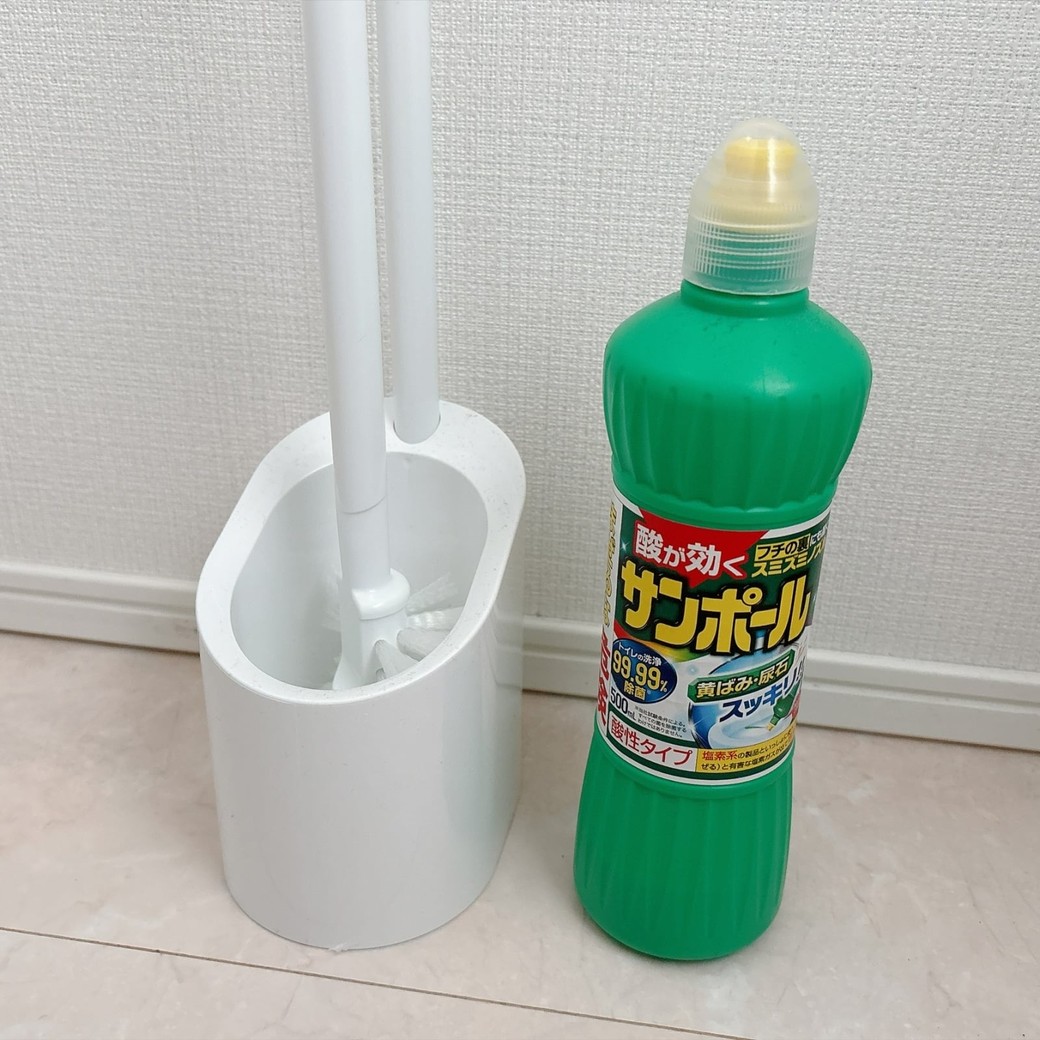 トイレ用洗剤の「サンポール」