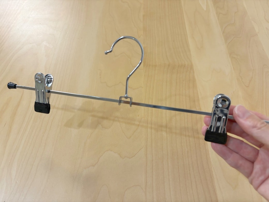 家にあるボトムハンガーをプラス